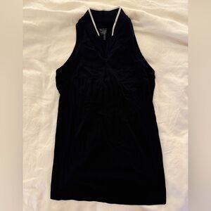 Athleta Black Momentum Tank Polo: XS